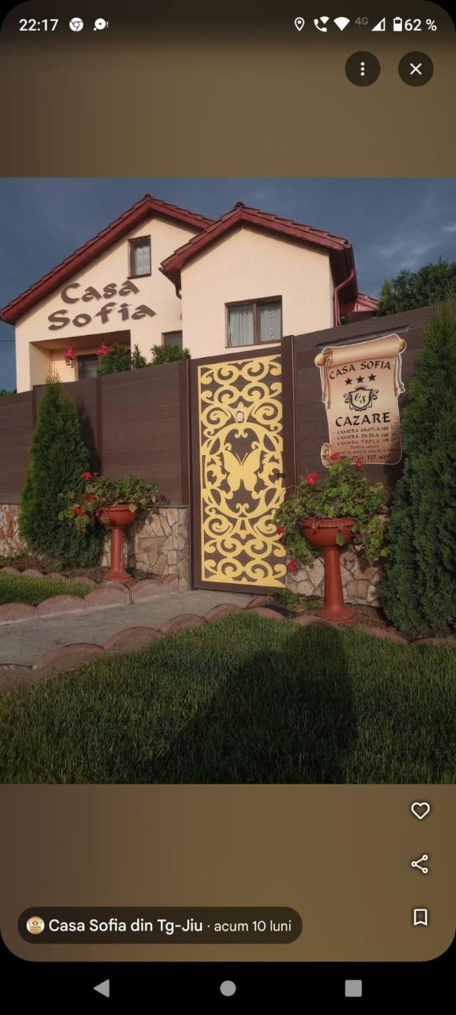 Casa Sofia Hotell Târgu Jiu Eksteriør bilde